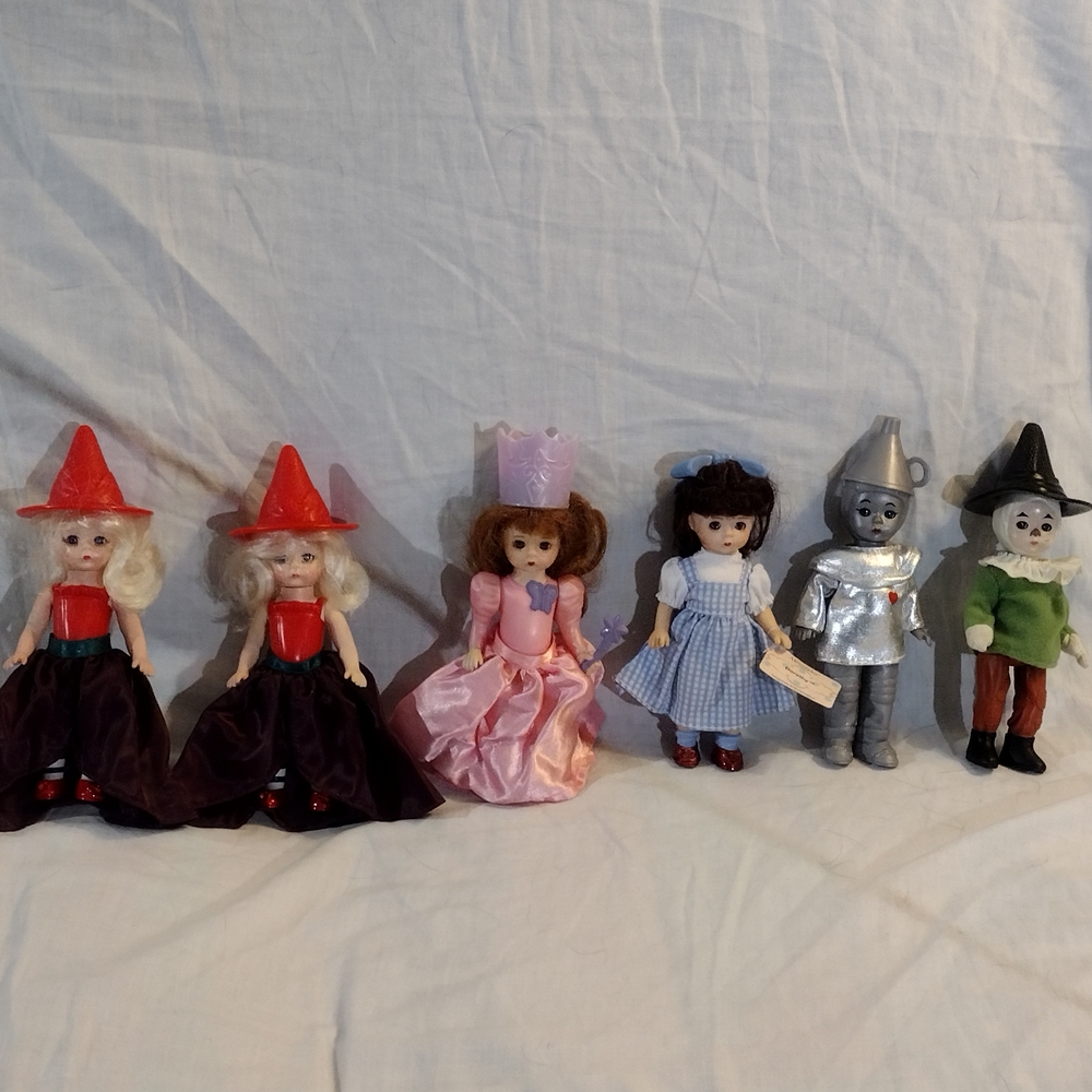 Madame Alexander Wizard of Oz Doll Set with Red, Pink, and Silver Outfits